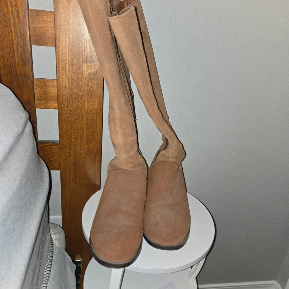 Brown Over-the-Knee Women's Boots